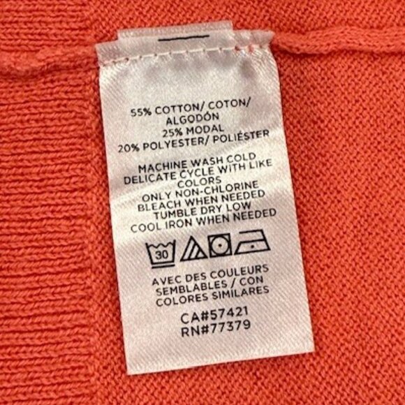 ANN TAYLOR "ANN" Button Front Cardigan - Picture 6 of 6